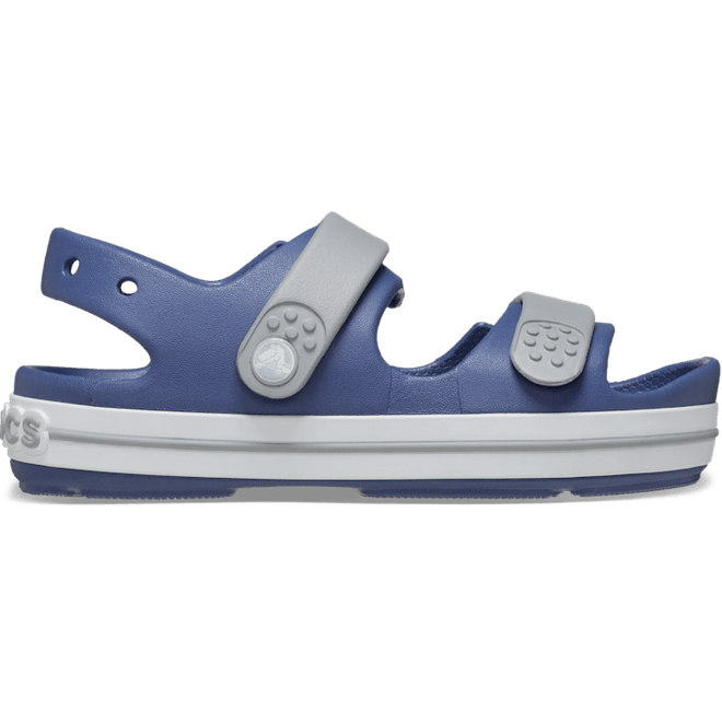 Crocs Kids Toddler Crocband™ Cruiser Sandals Bijou Blue / Light Grey 