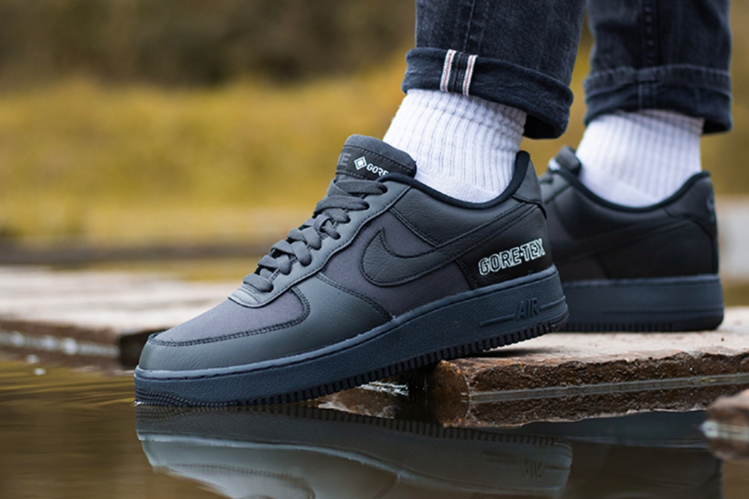 air force 1 gore tex triple black