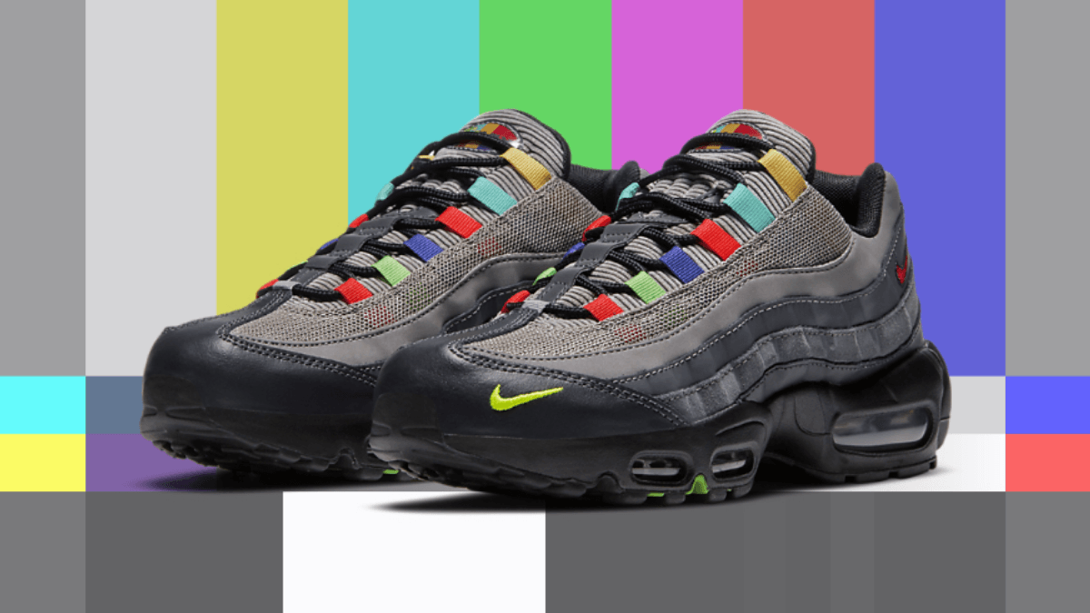 Nike Air Max 95 'Light Charcoal' - inspired by TV bars