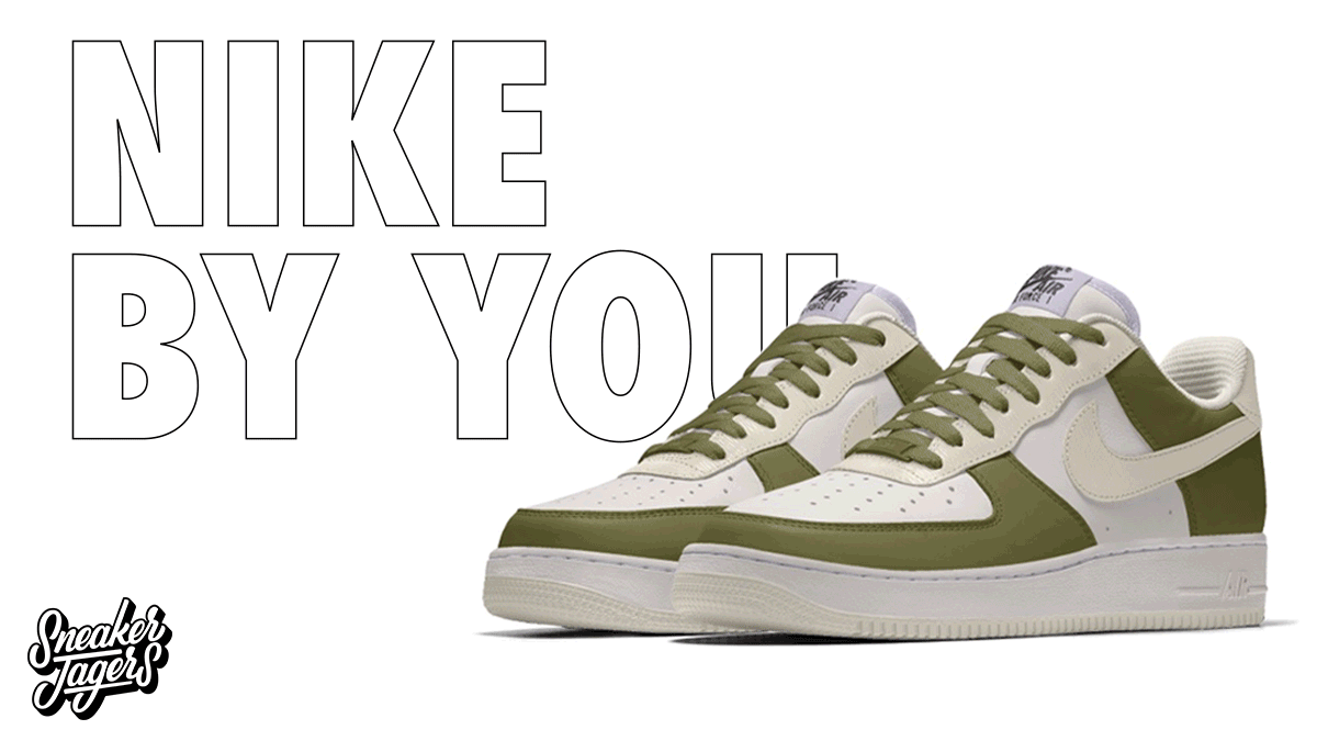 THREE Custom Air Force 1 with Nike By You Sneakerjagers