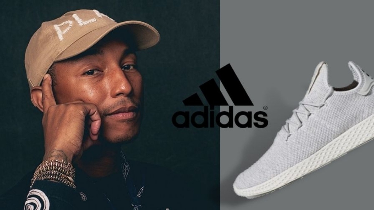 The collaboration between Pharrell Williams and adidas