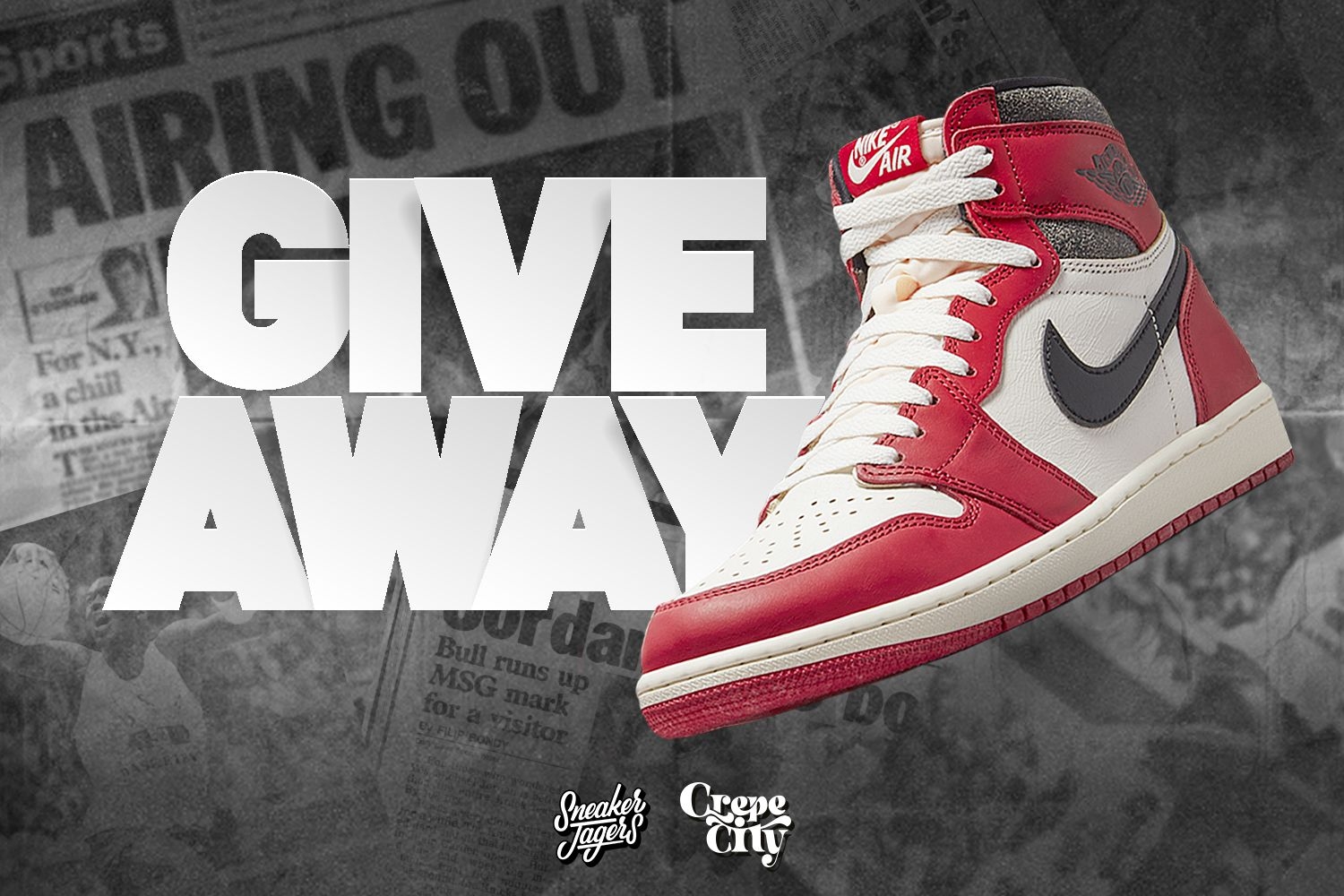 Sneakerjagers and Crepe City present exclusive giveaway