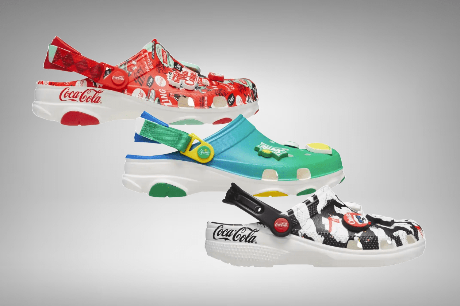 The Coca-Cola x Crocs Clog collection in detail