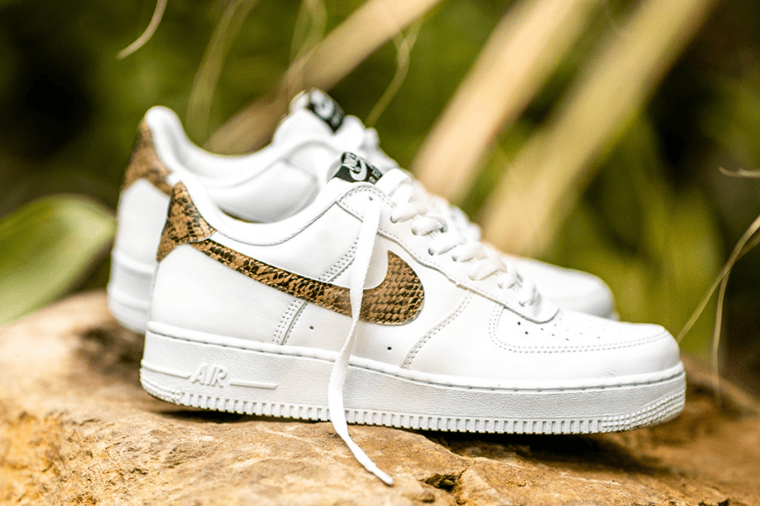 The Nike Air Force 1 Low PRM QS 'Ivory Snake' makes a comeback