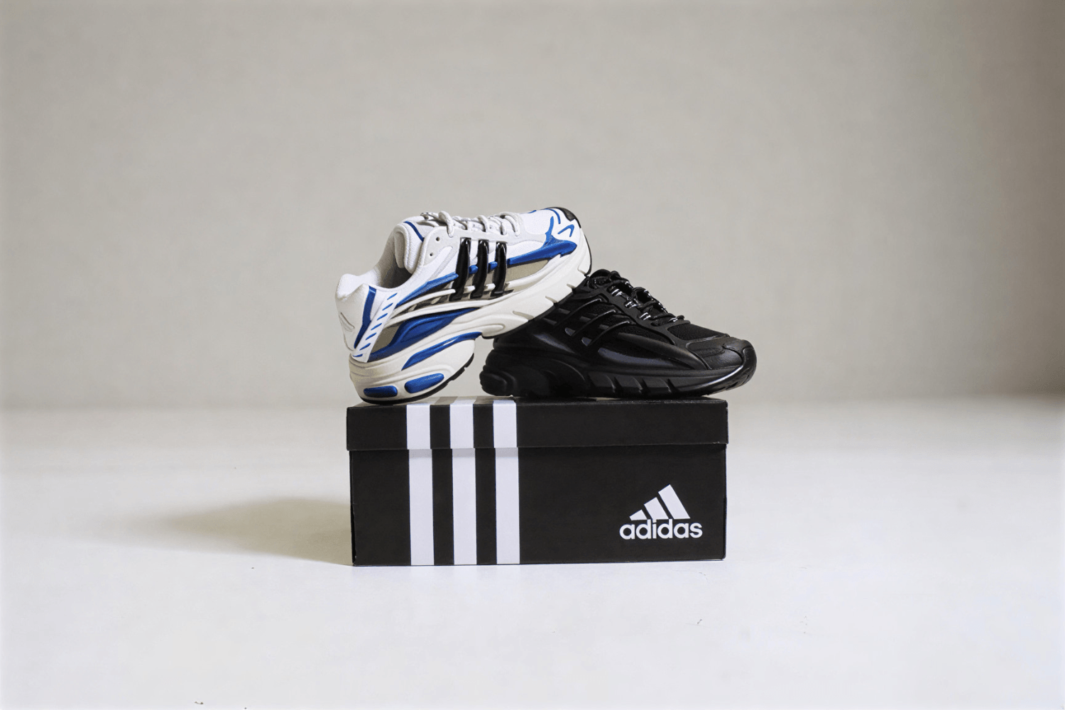 The adidas x Pharrell Williams Jellyfish drops in 'Royal Blue' and 'Triple Black'