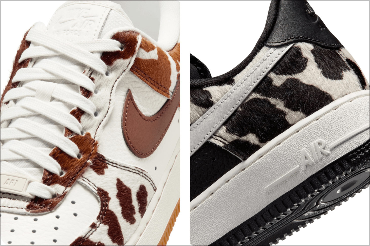 Nike Drops the Air Force 1 Low 'Cow Print' in Two New Colorways
