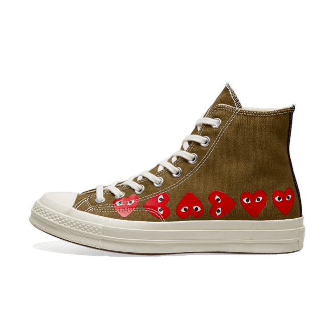Comme Des Garcons X Converse Chuck 70 High 'Green' 162973C