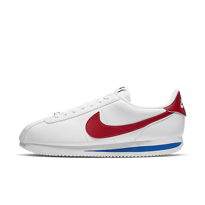 Nike Cortez Basic Leather (White / Varsity Red - Varsity Royal) 819719 103