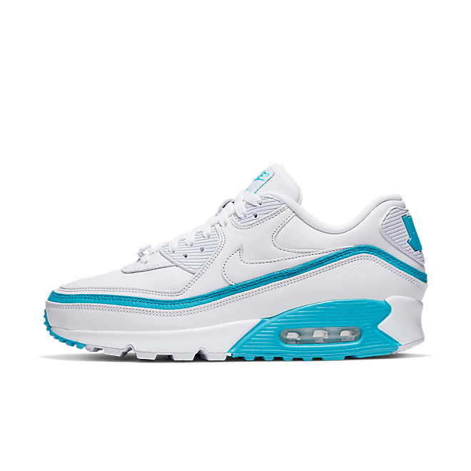 UNDEFEATED X Nike Air Max 90 'White & Blue' CJ7197-102