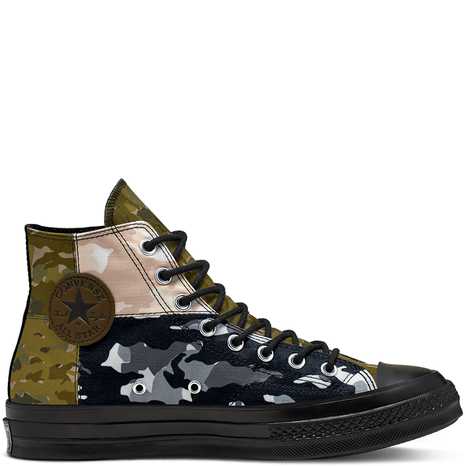 Unisex Blocked Camo Chuck 70 High Top 165912C