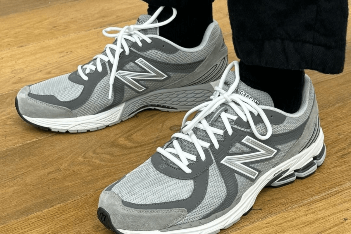 Nieuwe beelden van de Comme des Garçons HOMME x New Balance 860v2
