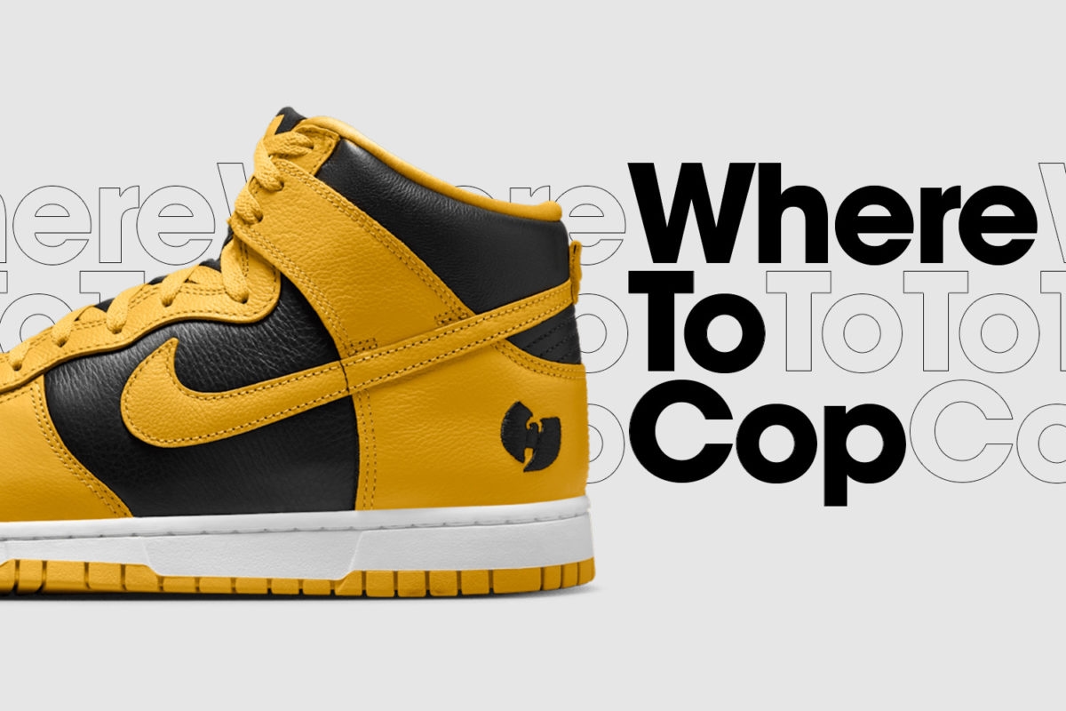 Where to cop: Wu-Tang x Nike Dunk High – 2024