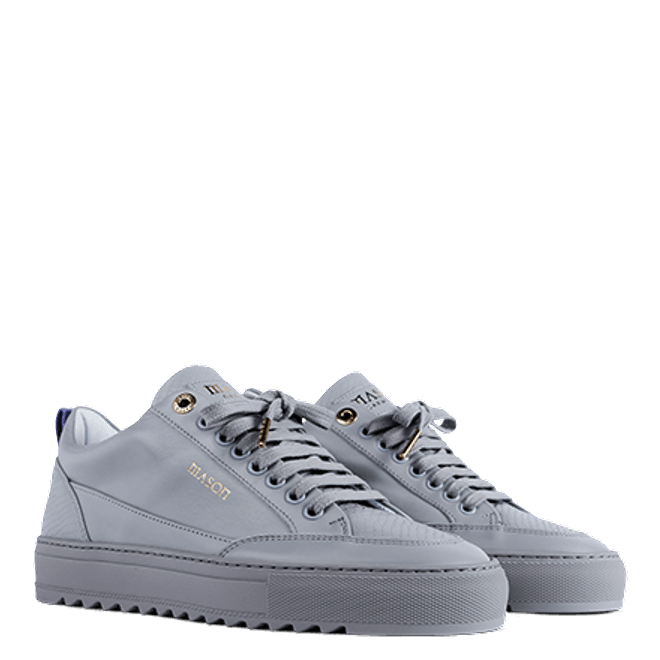 Mason Garments Tia Leather/Python Grey SS20-18D