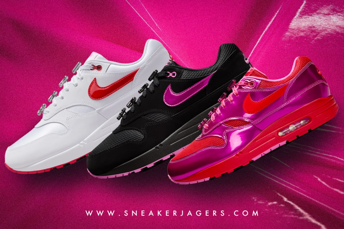 Nike viert Valentijnsdag met maar liefst drie Air Max 1 colorways