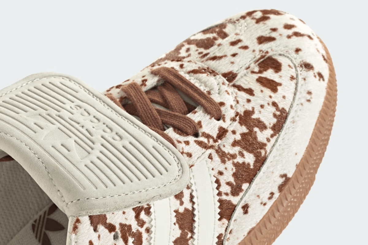 De adidas Samba LT verschijnt opnieuw in koeienprint