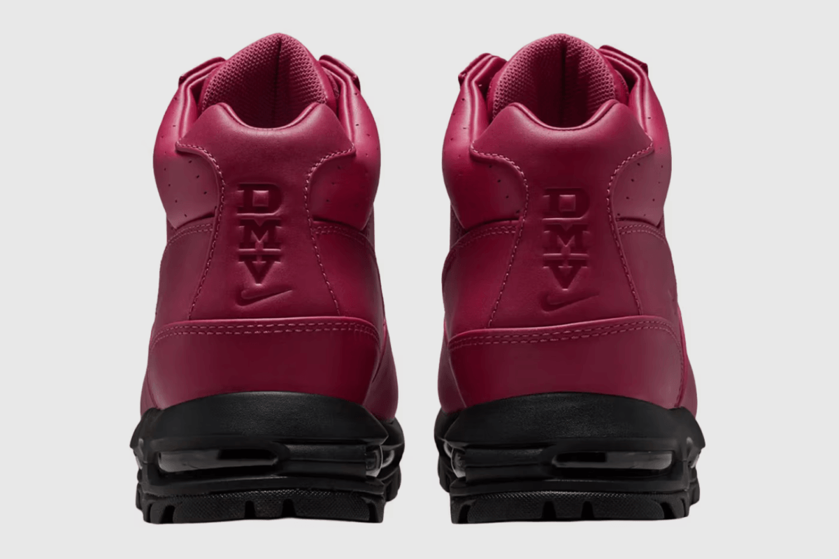 Nike introduceert de Air Max Goadome 'DMV' in een kersachtige colorway