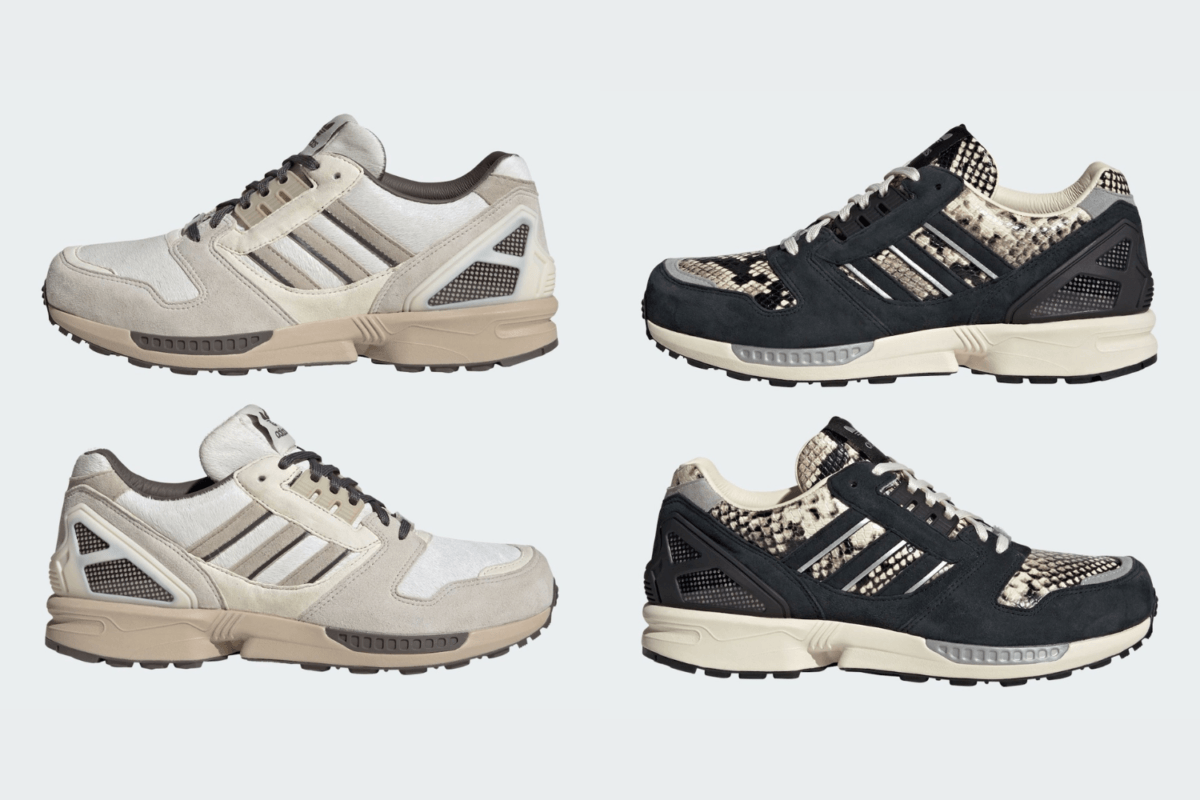 う adidas geeft de ZX 8000 een andere look met het 'Animal Pack