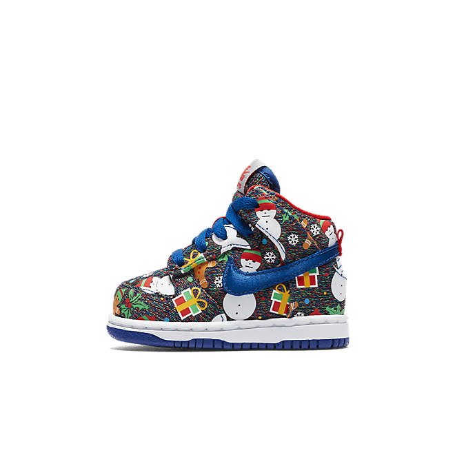 Nike SB Dunk High Concepts Ugly Christmas Sweater 2017 (TD) AO1558-446