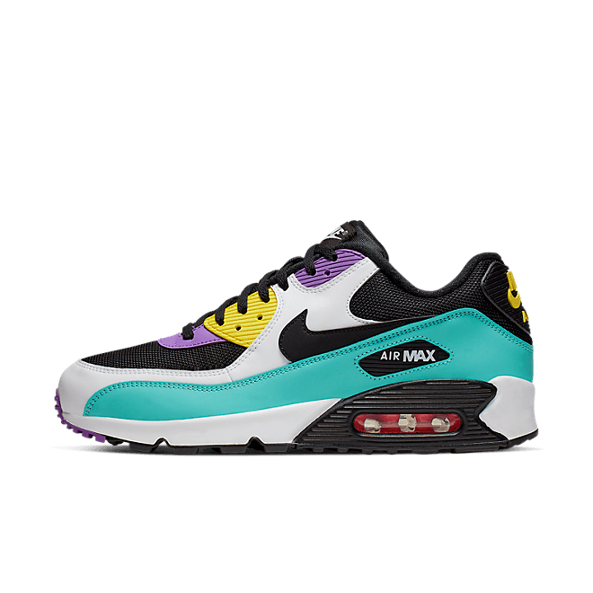 Nike Air Max 90 Black Bright Violet White AJ1285-024