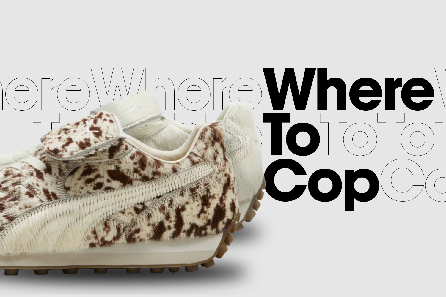 Where to cop: FENTY x PUMA Avanti Pony 'Warm White' & 'Alpine Snow'