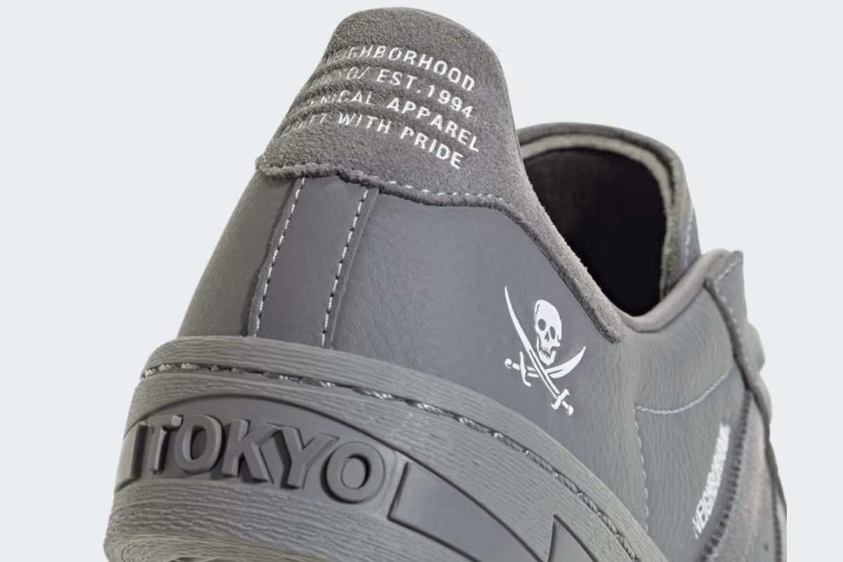 Out now: NEIGHBORHOOD x adidas Superstar 'Cement Grey'