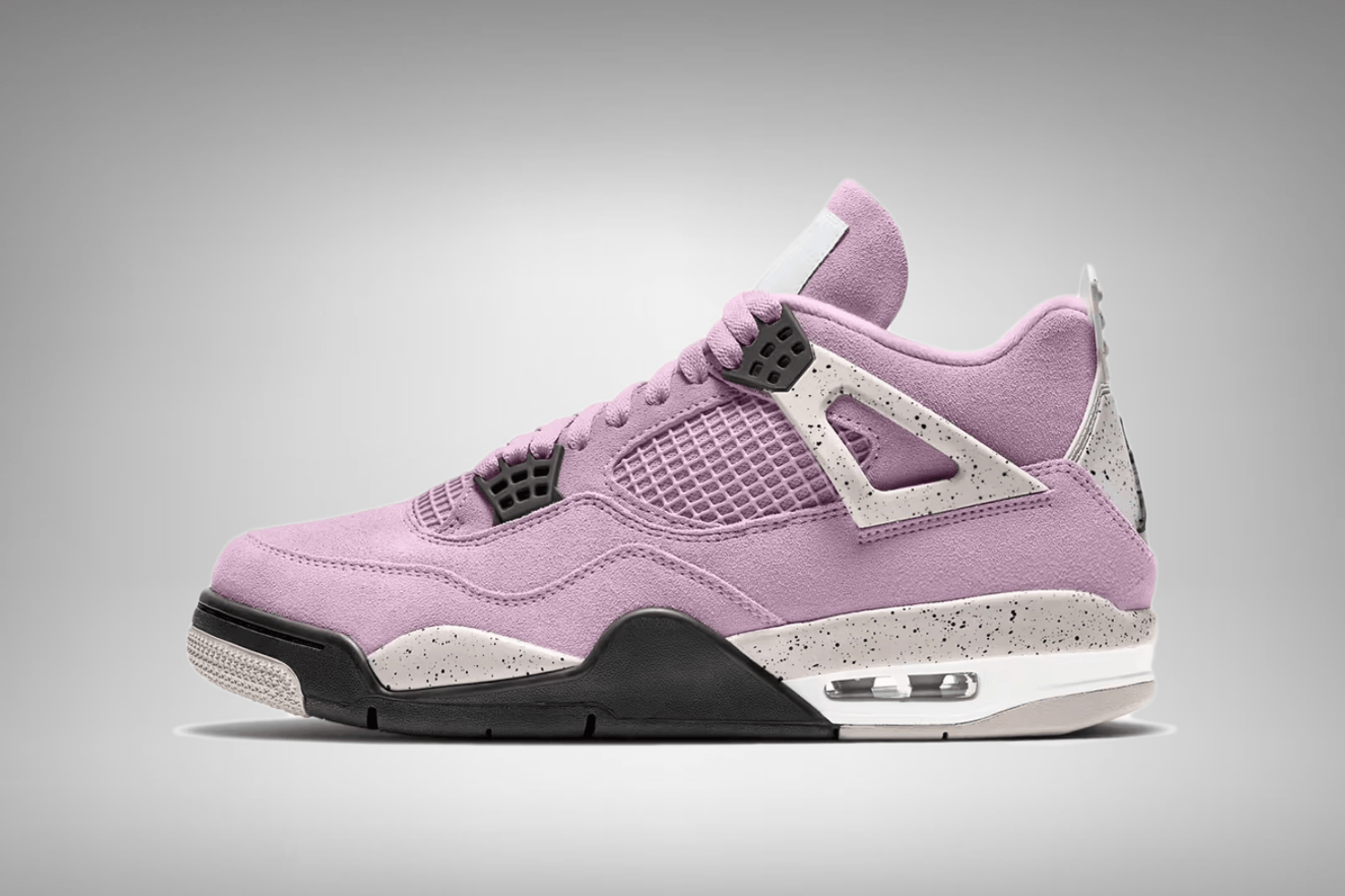 New images of the Air Jordan 4 WMNS 'Orchid' - Sneakerjagers