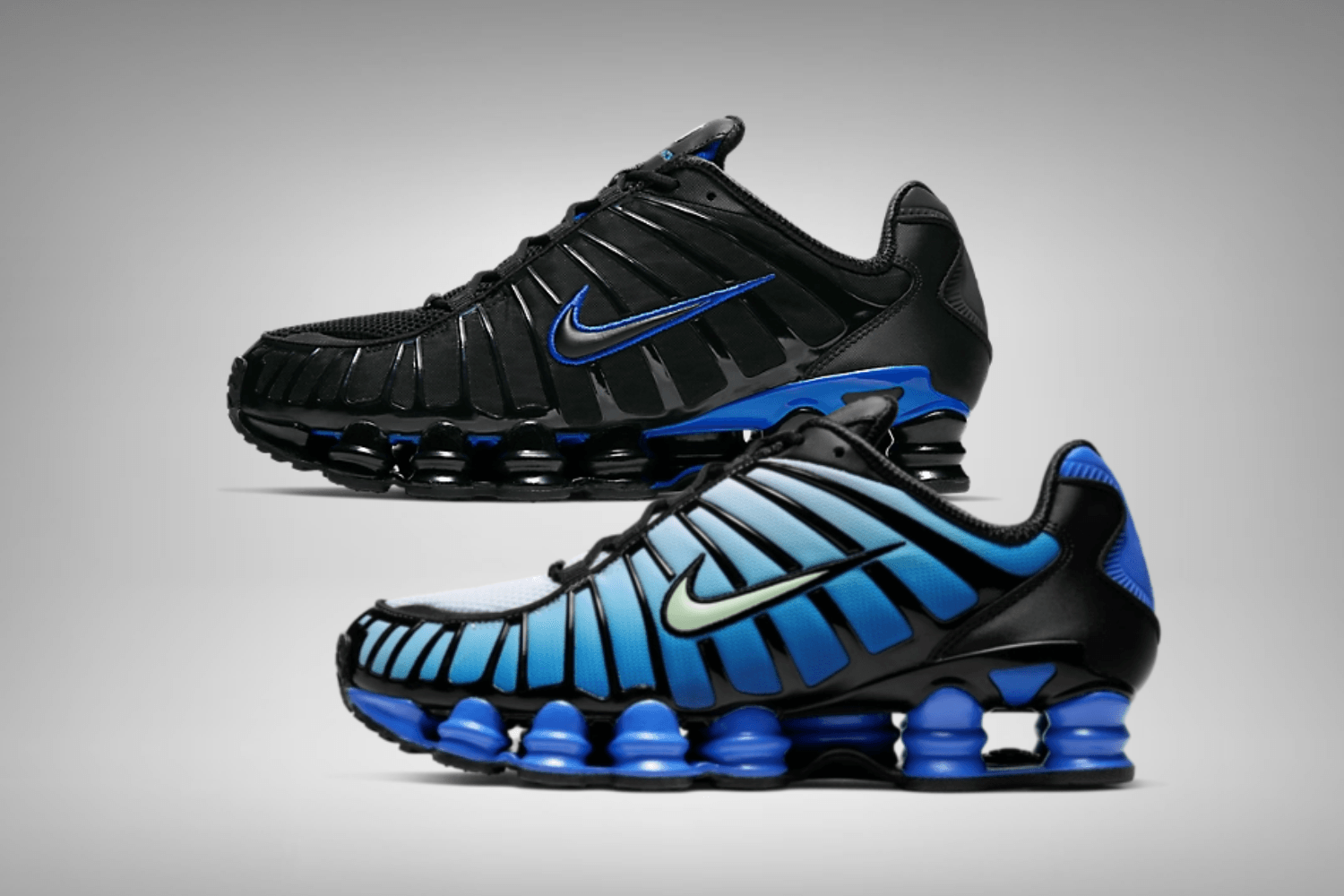 Out now: The Nike Shox TL 'Racer Blue' & 'Black Racer Blue