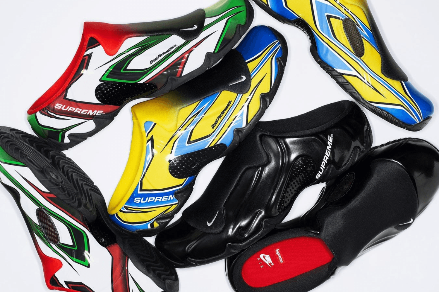 Supreme unveils the Nike Clogposite in collaboration with Aldo Drudi