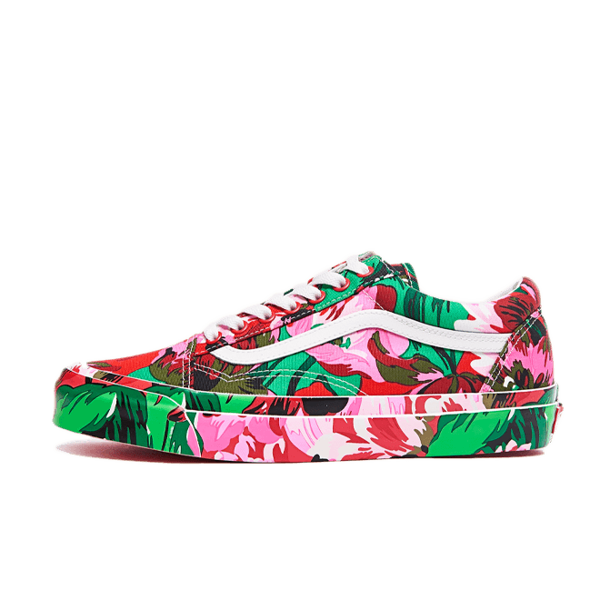 Kenzo X Vans OG Old Skool LX 'Floral Red' VN0A4P3X02G