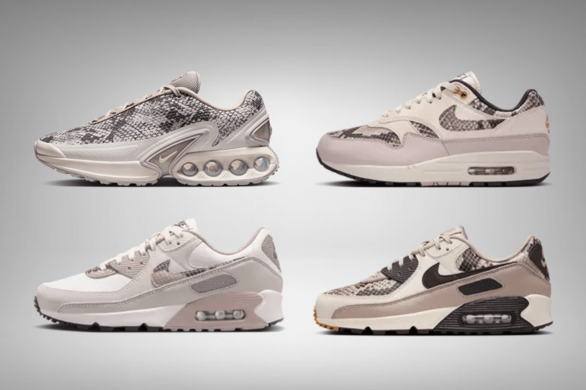 Entdecke die wilde Seite des Nike Air Max 'Snakeskin' Pack