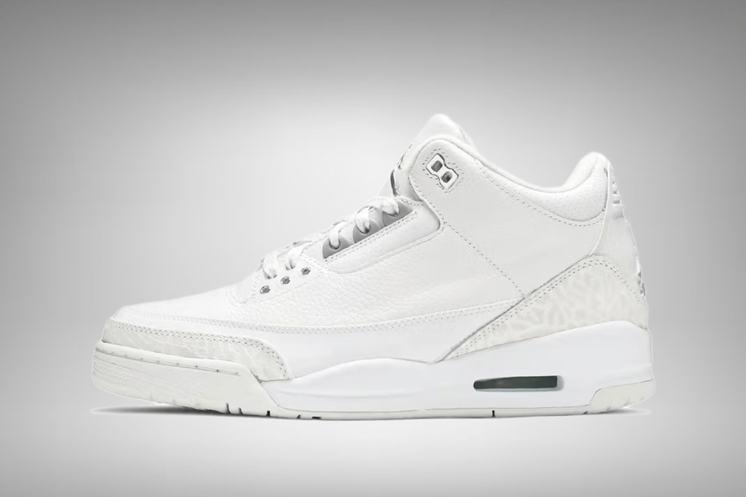 Air Jordan 3 'Pure Money' Returns in 2025 with Classic White and Silver Look