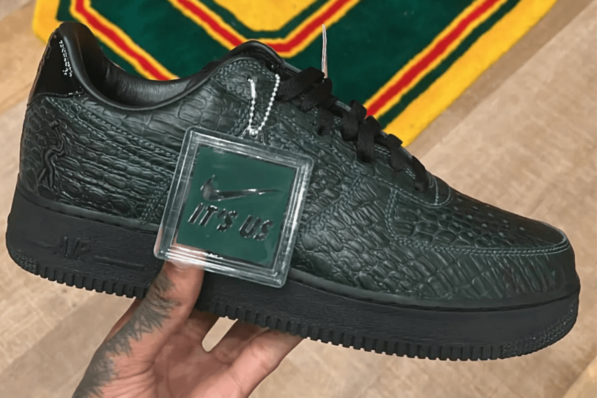 Lil Yachty's next Nike collab uses green crocodile leather