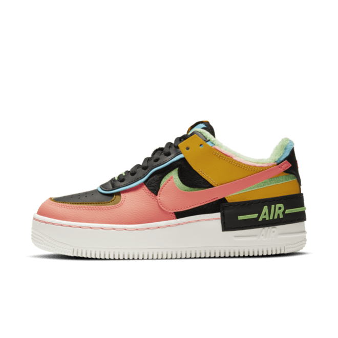 Nike Air Force 1 Shadow SE Fur 'Multi Black' CT1985-700