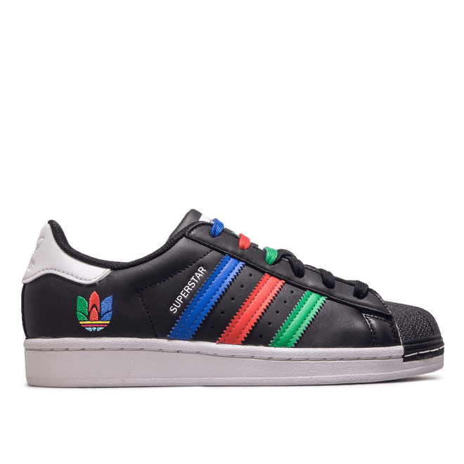 Unisex Sneaker Superstar CBlack Green FTWhite FU9520