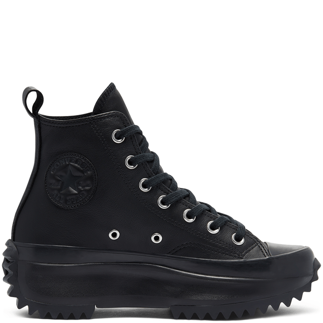 Monocolor Leather Run Star Hike High Top 170548C