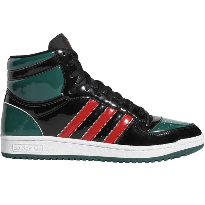 adidas Top Ten Black Green Red Patent FX7874