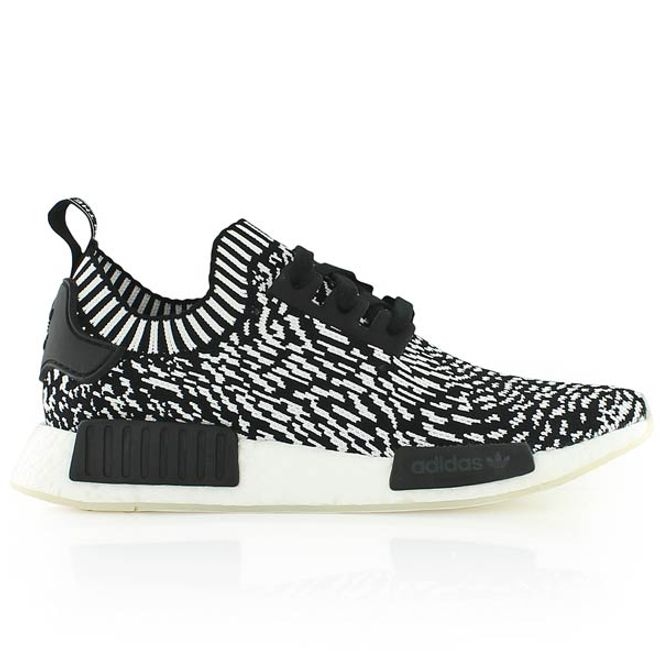 adidas NMD R1 Primeknit Zebra Black BY3013
