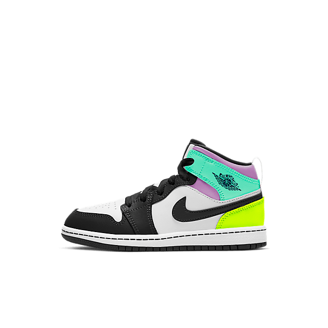 Jordan 1 Mid Pastel Black Toe (PS) 640734-175