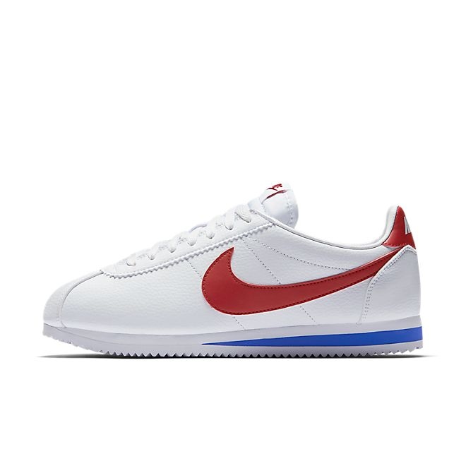 Nike Classic Cortez Leather - White / Varsity Royal / Varsity Red 749571 154