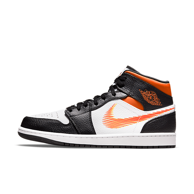 Air Jordan 1 Mid Zig-Zag 'Team Orange' DN4929-100