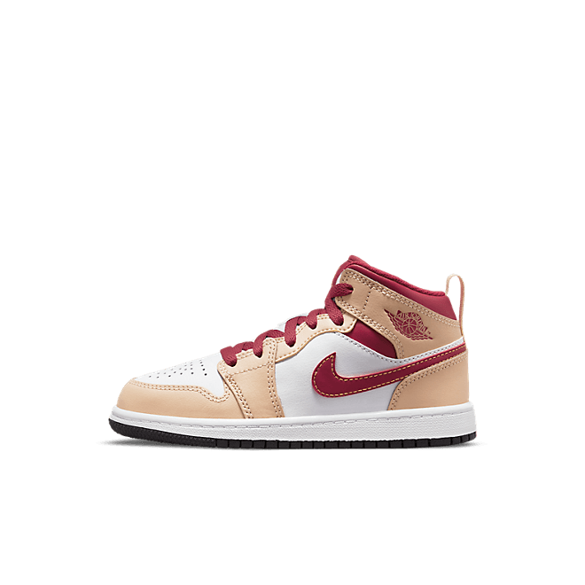 Jordan 1 Mid Beige Red (PS) 640734-201