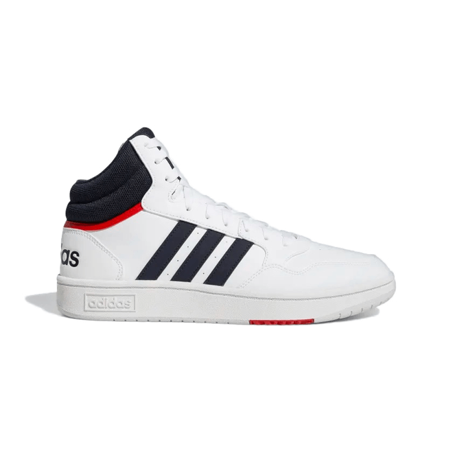 adidas Hoops 3.0 White Navy Red GY5543