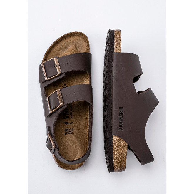 Sandalen für Damen Braun Birkenstock Milano BF 34703