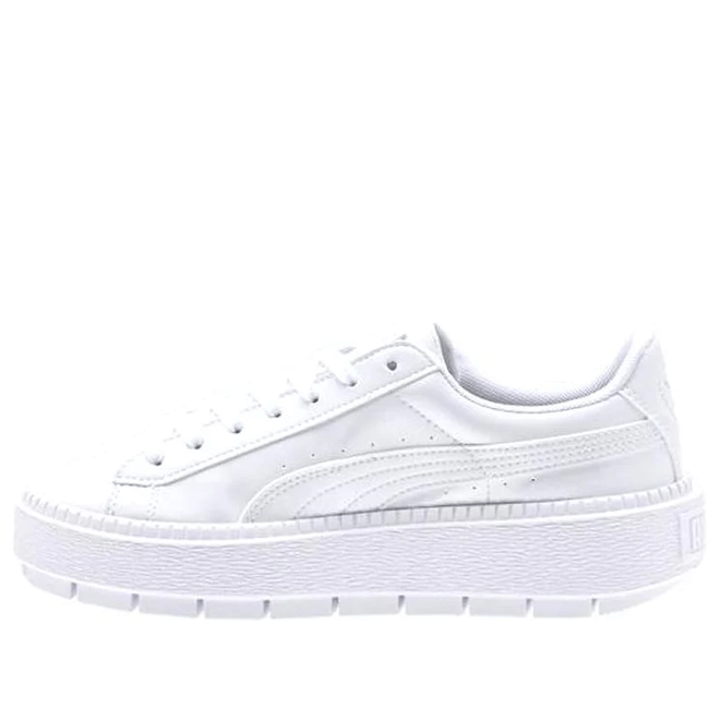 Puma Suede Platform Trace White 367260-02