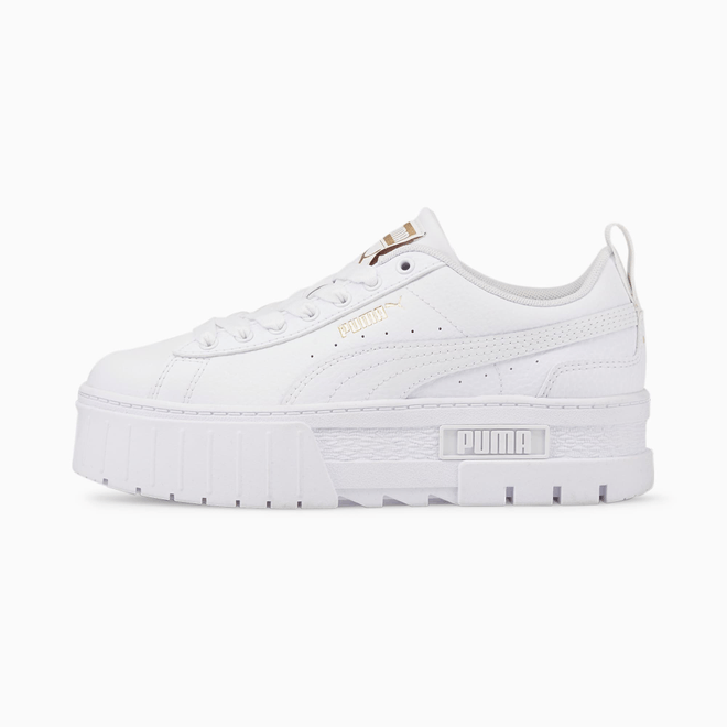 Puma Mayze leren sportschoenen 384527-01