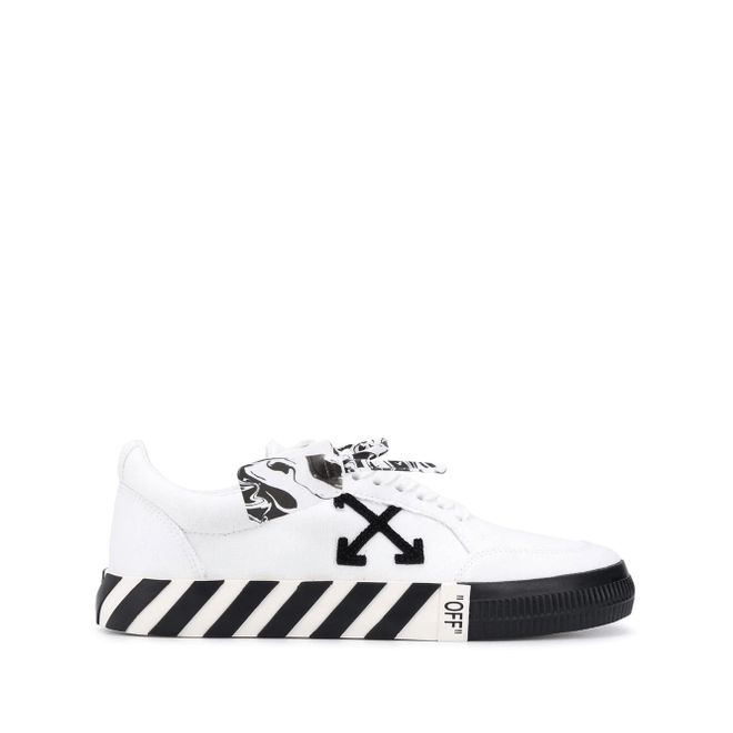 Off-White Low Vulc White Black AW20 OMIA085E20FAB0010110