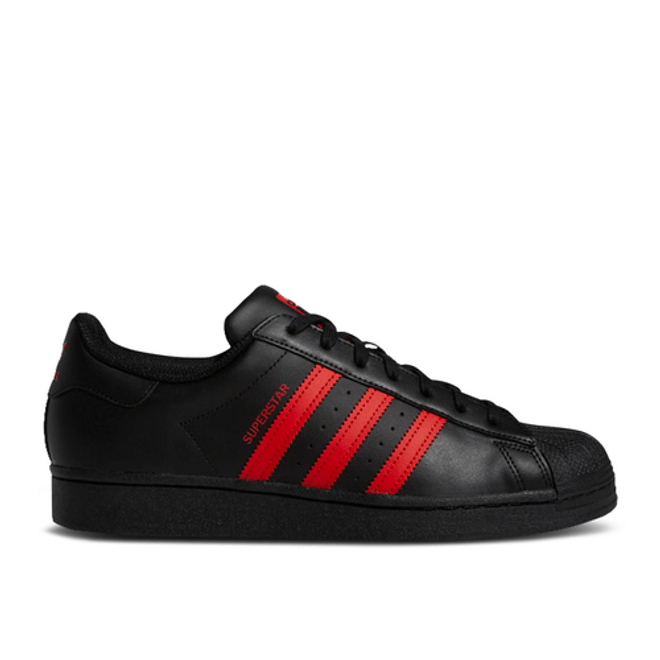 adidas Superstar 'Core Black Vivid Red' GZ3739
