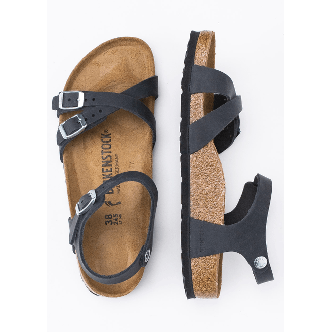 Sandalen für Damen Schwarz Birkenstock Kumba FL 1021487