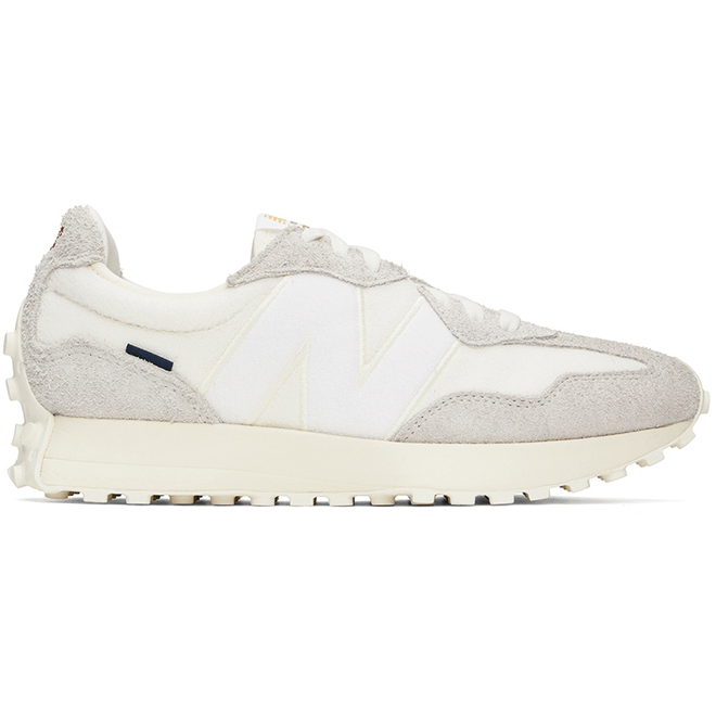 New Balance White & Gray 327 MS327FW