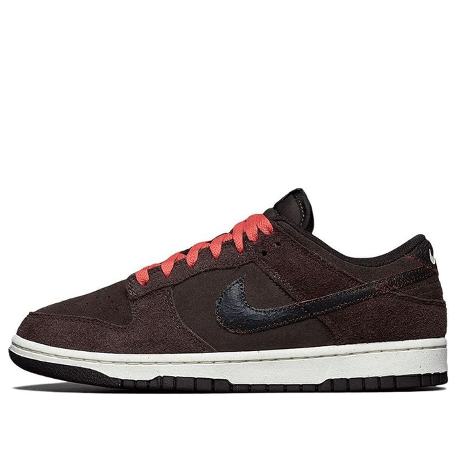 Nike Dunk Low Premium Baroque Brown and Team Orange Skate DQ8801-200